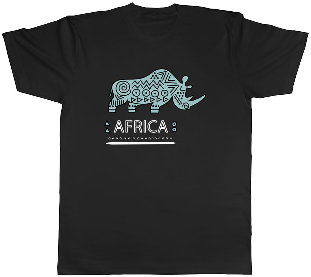 Africa Unisexs TShirt African Pattern Rhino Unisex Tee Gift