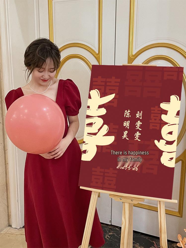 Chinese Wedding Welcome Sign and Direction Board Decoration