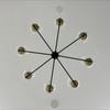 Люстра Modern Globe Mid Century Brass Antique And Matte Black Chandelier Lights Industrial Décor