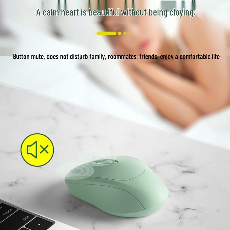 YouShi Dual Mode Silent Rechargeable Wireless Mouse