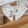 Мода Новый Масляный Принт Ложный Воротник Женский Съемные Воротники для Женщин Ложный Воротник Лолита Лацкан Галстук Шаль Обертывание Украшение