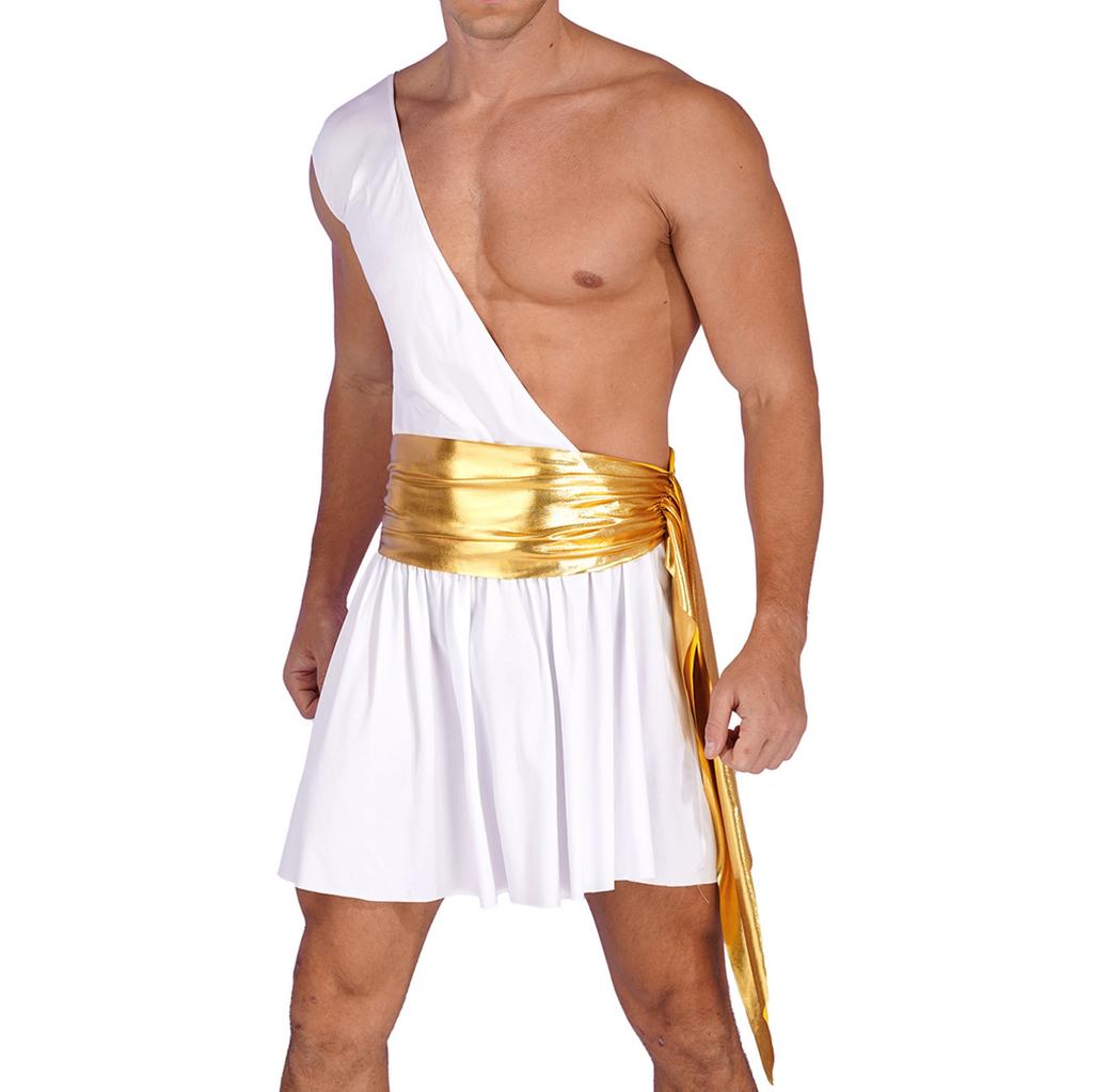 Mens Roman Gladiator Costume Ancient Greek God Halloween Cosplay Armor Soldier Role Play Medieval Knight Warrior Cosplay Outfits