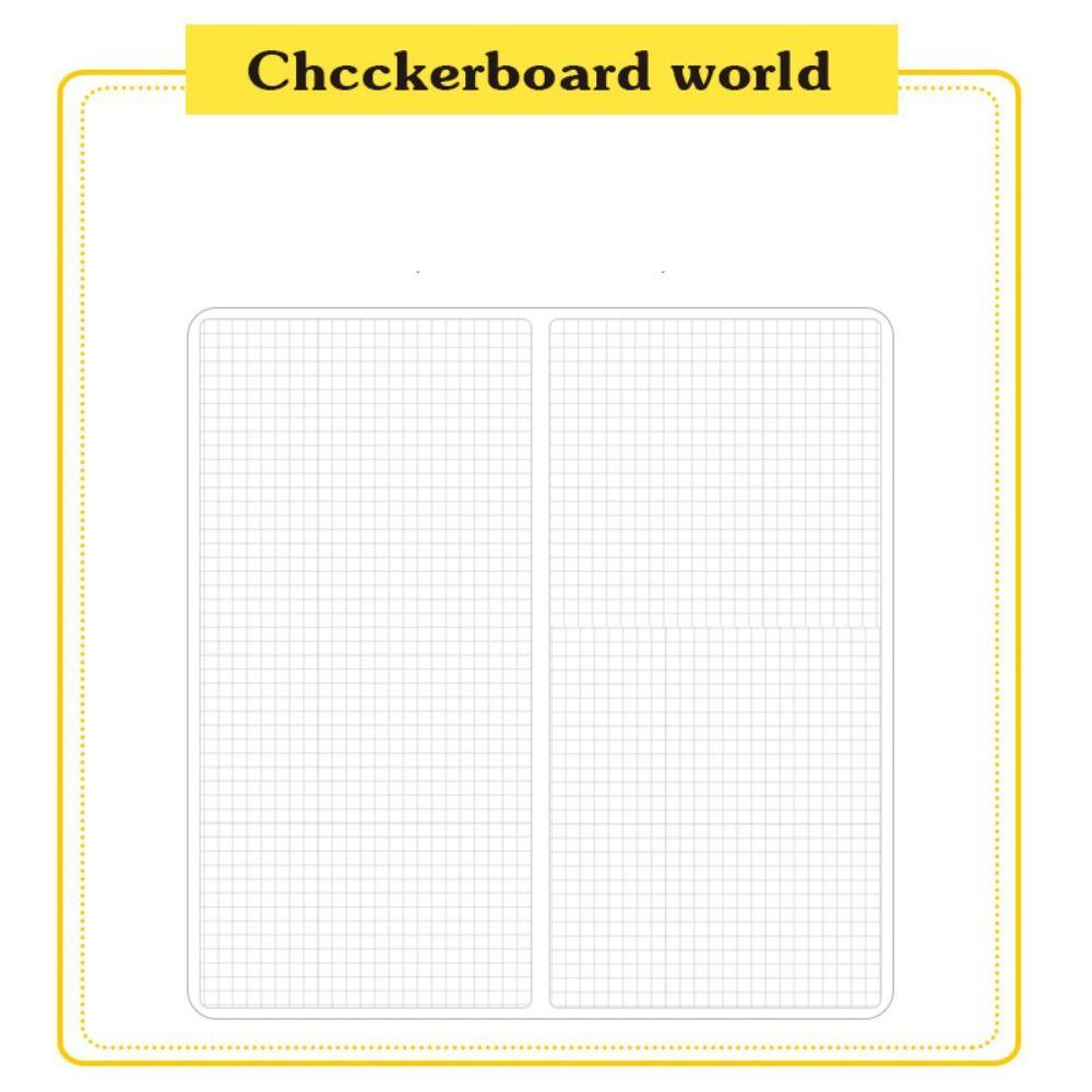 Канцелярские товары Клетчатый блокнот для заметок Блокнот для ручной записи Ежедневник Агенда Книга для DIY альбомов Книга для скрапбукинга