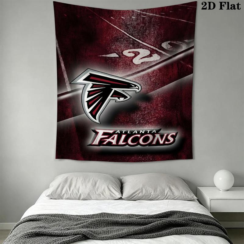 Настенный гобелен Atlanta Falcons Эстетичный настенный подвес Печатная ткань Одеяло Декоративные гобелены для спальни гостиной Домашний декор