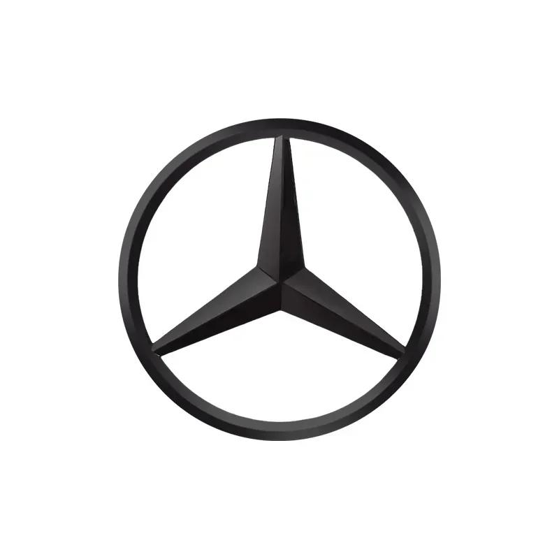 Car Sticker 2025 Hot For Benz For AMG Car For Mercedes Benz AMG 1pcs 52mm 57mm Car Steering Wheel Badge Emblem Sticker For Merce