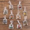 5pcs 24*53MM DIY Transparent Resin Simulation Fish Pendant Jewelry Accessories