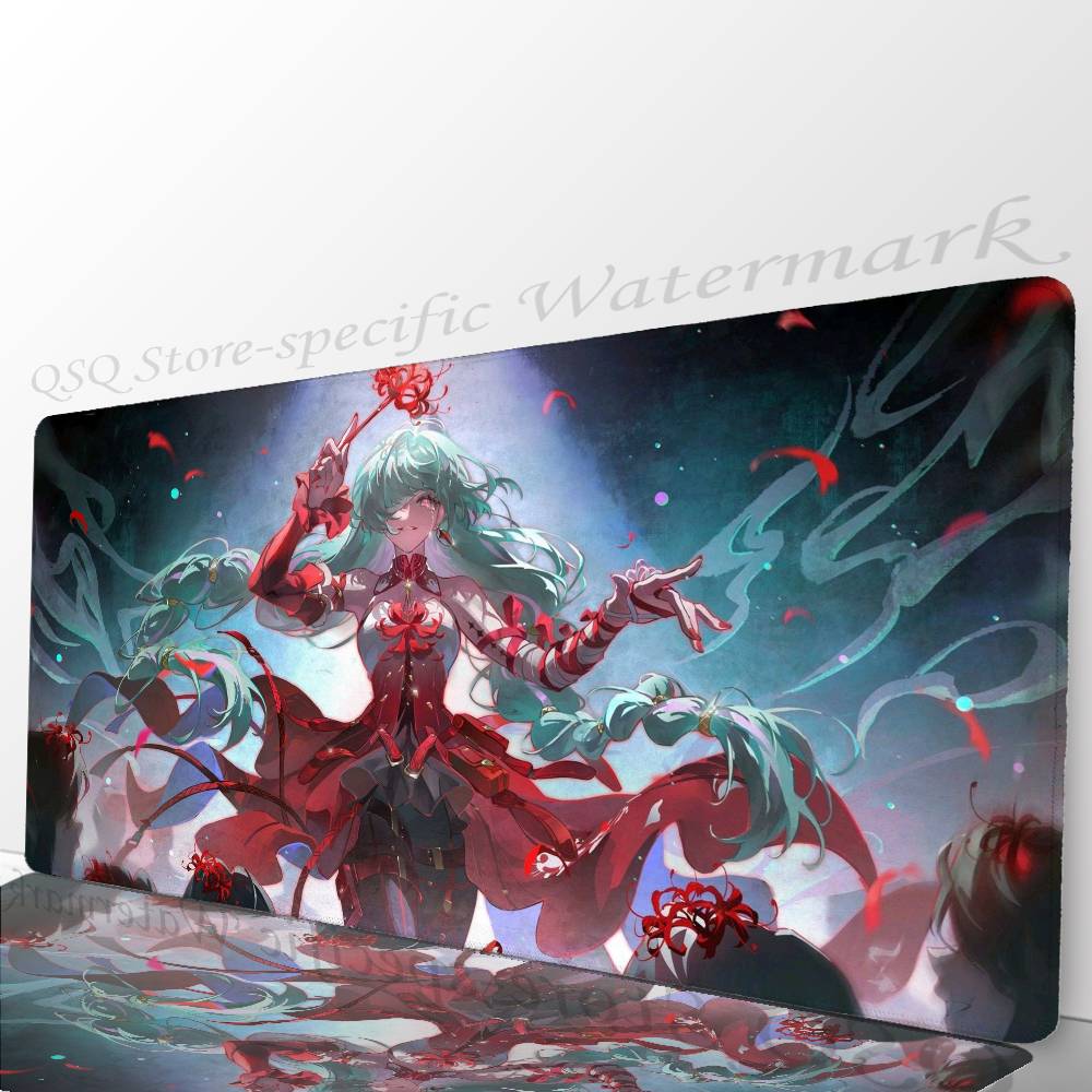 Philolova Аниме Игра W-Wuthering Waves Коврик для мыши Коврик для стола С ковриком Игровые аксессуары Prime Gaming XXL Коврик для клавиатуры P