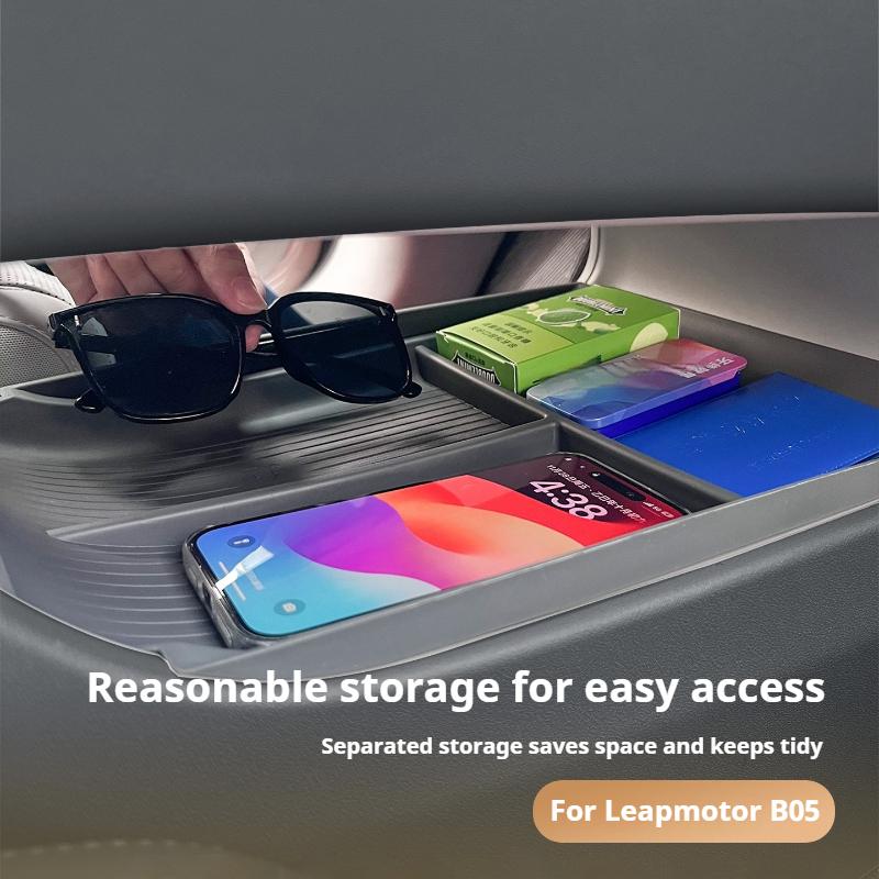 For Leapmotor B05 Lafa 5 2026 Lower Central Console Storage Box Organizer Car Interior Accessories