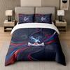 3Pcs Bedding SetCrystal Palace Football Soft Bed Sheet and Two Pillowcases Home Bedroom Decor