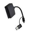 Два интерфейса USB A USB C в SATA Конвертеры для 2,5-дюймовых SSD HDD Внешний корпус для диска Резервное копирование данных