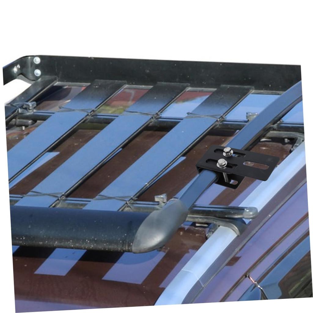 JUMPLAWN 1 Pair Luggage Rack Clamp Bracket Car Light Bar Mount