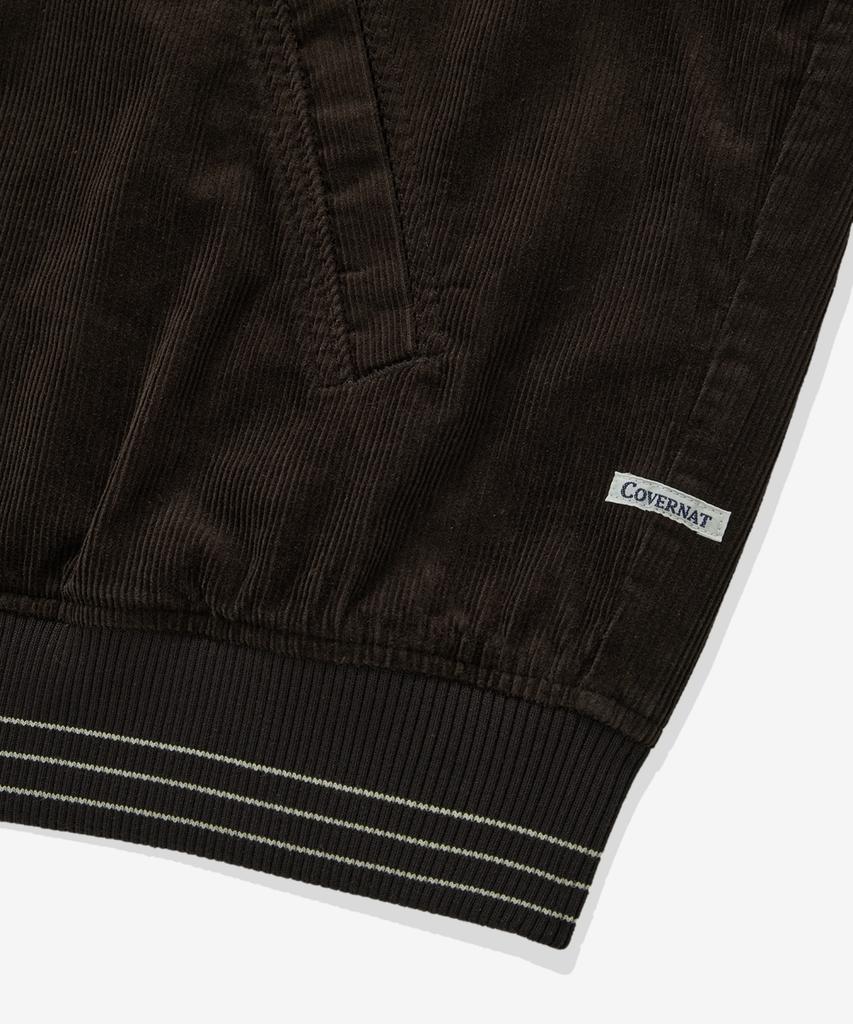 COVERNAT Diploma C Logo Corduroy Varsity Brown
