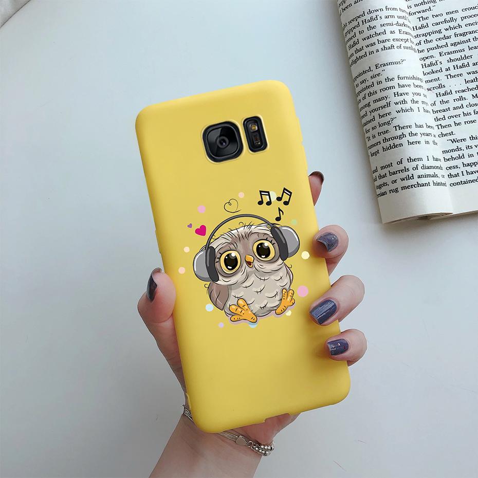 For Samsung Galaxy S6 S7 edge Case Cute Love Heart Flower Silicone TPU soft cases cover For Samsung S6 S7 S 6 7 edge phone Case