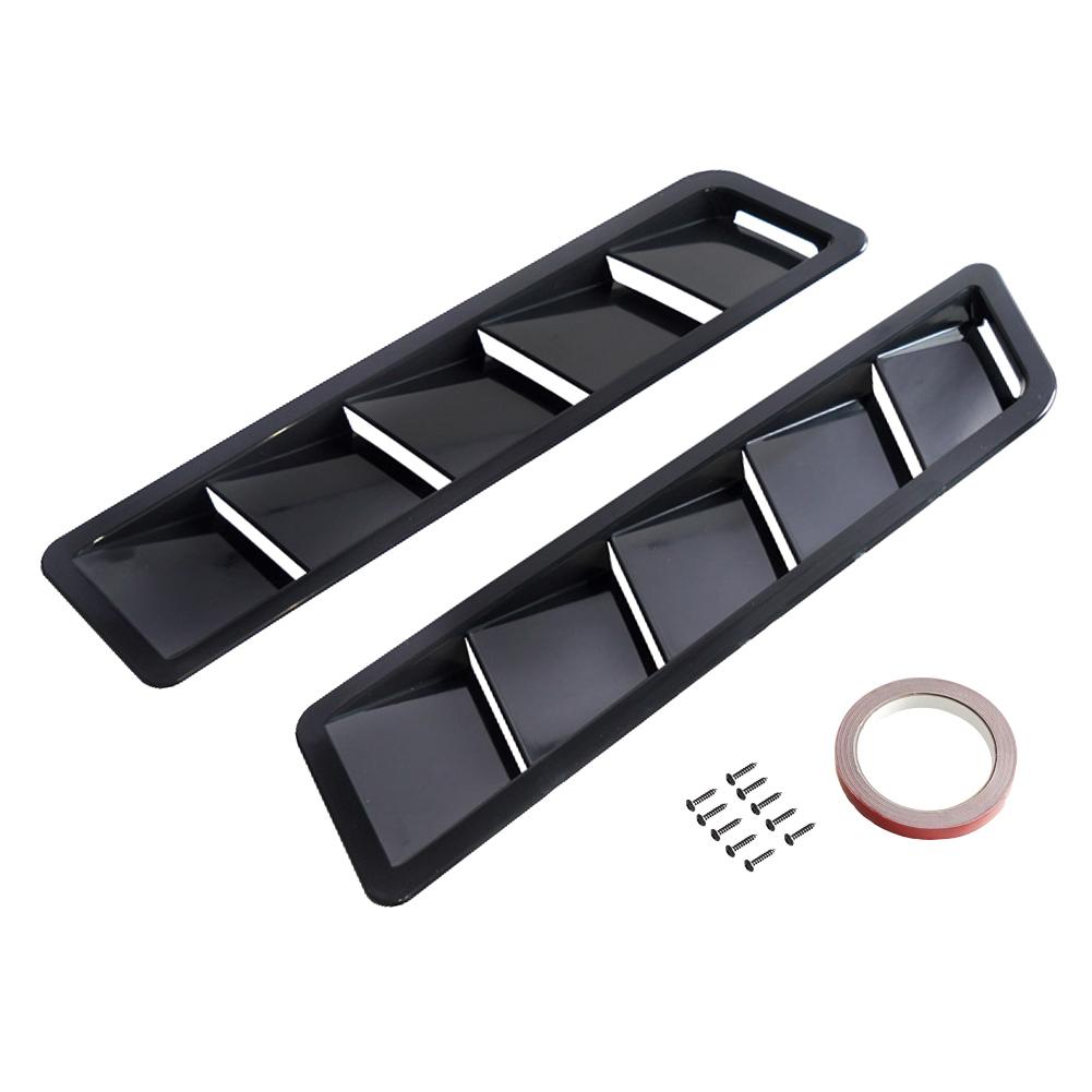 2 шт. универсальные автомобильные вентиляционные отверстия для переднего капота из углеродного волокна, охлаждающая панель для Ford Mustang, Nissan, BMW, VW, Jetta, Golf, Jeep