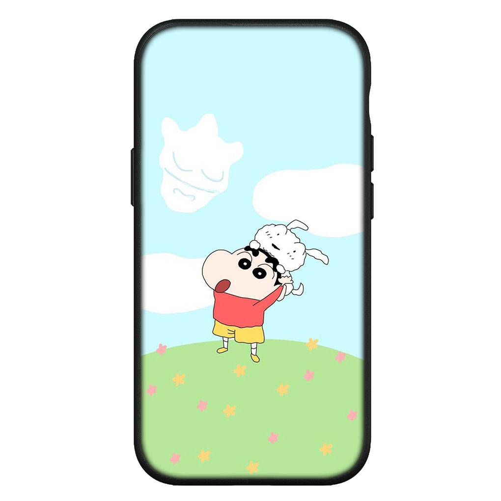 Чехол для iPhone 16 15 Xiaomi Redmi Note 14 13 12 11 Pro Max X 8 9 16e Samsung Galaxy S25 S24 S23 Moto OPPO Huawei Аниме Шин Чан Шинчан Чехол для телефона