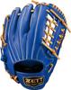 ZETT Youth Baseball Soft Navy X Pastel Brown Size BJGB74540F Glove, Steer, All-Around, Left-Handed Throw, (2532), L,