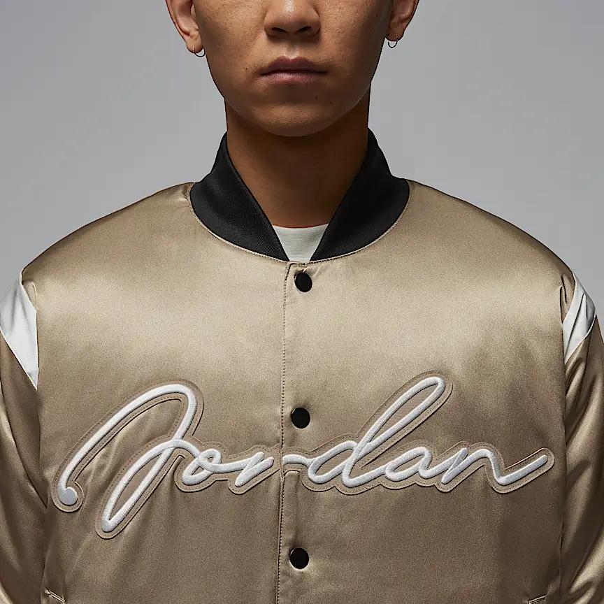 Jordan Mvp FW24 Спортивный Повседневный Модный Лонгслив Бейсбольная Куртка Мужские Куртки Пустынный Камуфляж Парус HF9298257