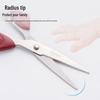 Chenguang 180mm Red Office & Home Scissors