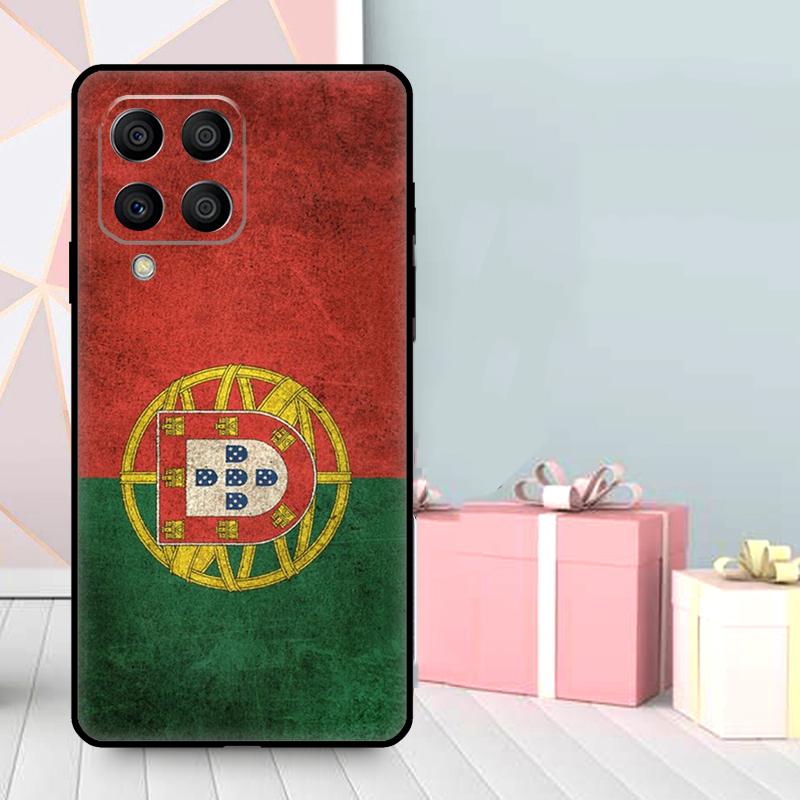 Portugal Flag Case For Samsung Galaxy M56 M52 M32 M53 M16 M11 M21 M31 M35 M12 M13 M14 M15 M36 M55 M34 M54