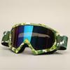 Motorcycle goggles with water transfer print, off-road outdoor riding sports glasses, ski goggles, windproof glasses
