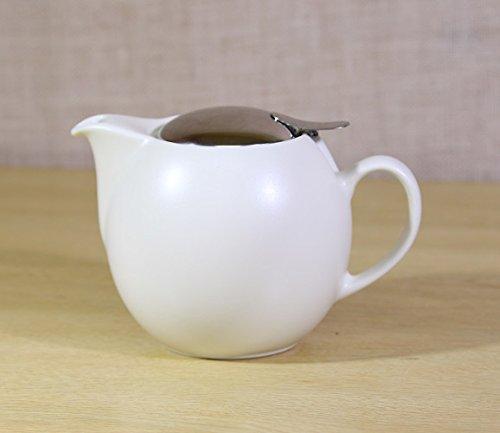 ZERO JAPAN Universal Teapot for 5 People, Gelato Colors BBN-04 GVA Gelato Vanilla, White, W6.5 X D4.7 X H4.5 Inches (166 X 120 X 115 Mm)