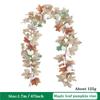 Maple Leaf Berry Harvest Wreath: Pastoral Style Door Decoration for Thanksgiving & Halloween