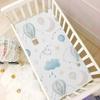 CEBUGI Stretchy Crib Sheet for Baby Boy Girl,Hot Air Balloon Portable Mini Fitted Pack N Play Playard Sheet for Neutral,Ultra Soft Material,Full