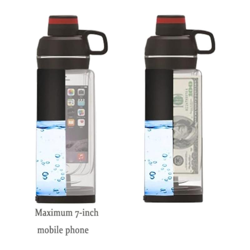 Diversion Safe Storage Bottle Keys Cash Storage Travel Home Safes Box Silicone Material Suitable for Outdoor Activities