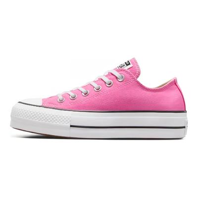 Chuck Taylor All Star Шнуровка Прочные Амортизирующие Низкие Кеды из Канваса Женские Кроссовки Розовые A06508C