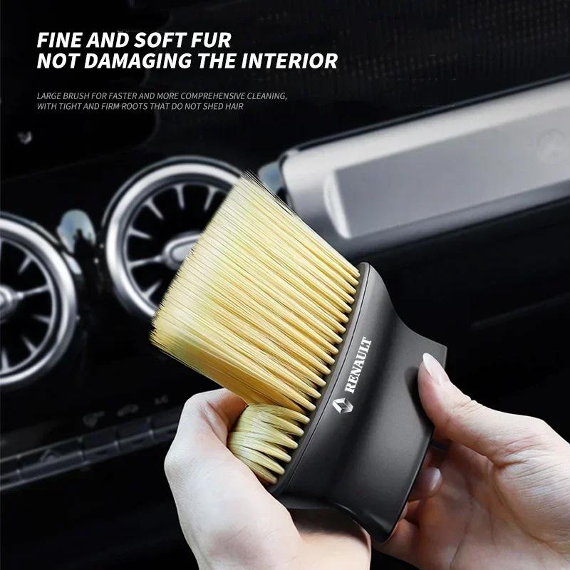 2026 Hot For Renault Hub Caps Car Interior Cleaning Vent Cleaning Soft Brush Tools For Renault Clio Koleos Megane 4 Espace QM6 K
