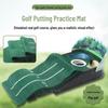 Automatic Ball Return Golf Putting Mat with Distance Scale & Putter