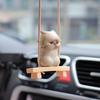 Креативная маска для лица Кот Качели Аксессуары для автомобиля Декоративный подвес Милый подвес для автомобиля
