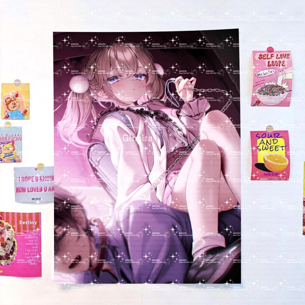 Artist 2D The Chainsaw Demon Girl puzzle original tapestry wall hanging fabric interior decoration tapestry