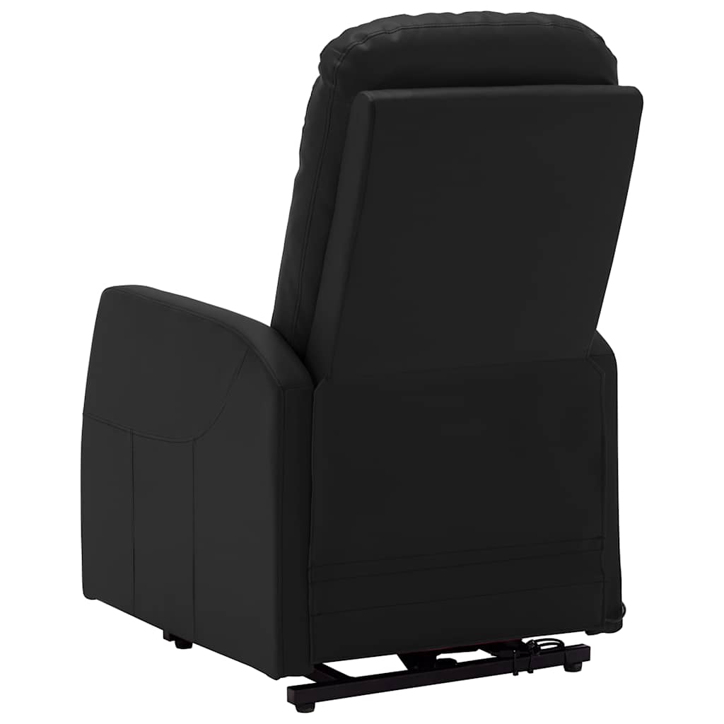 Black PU Leather Recliner Chair
