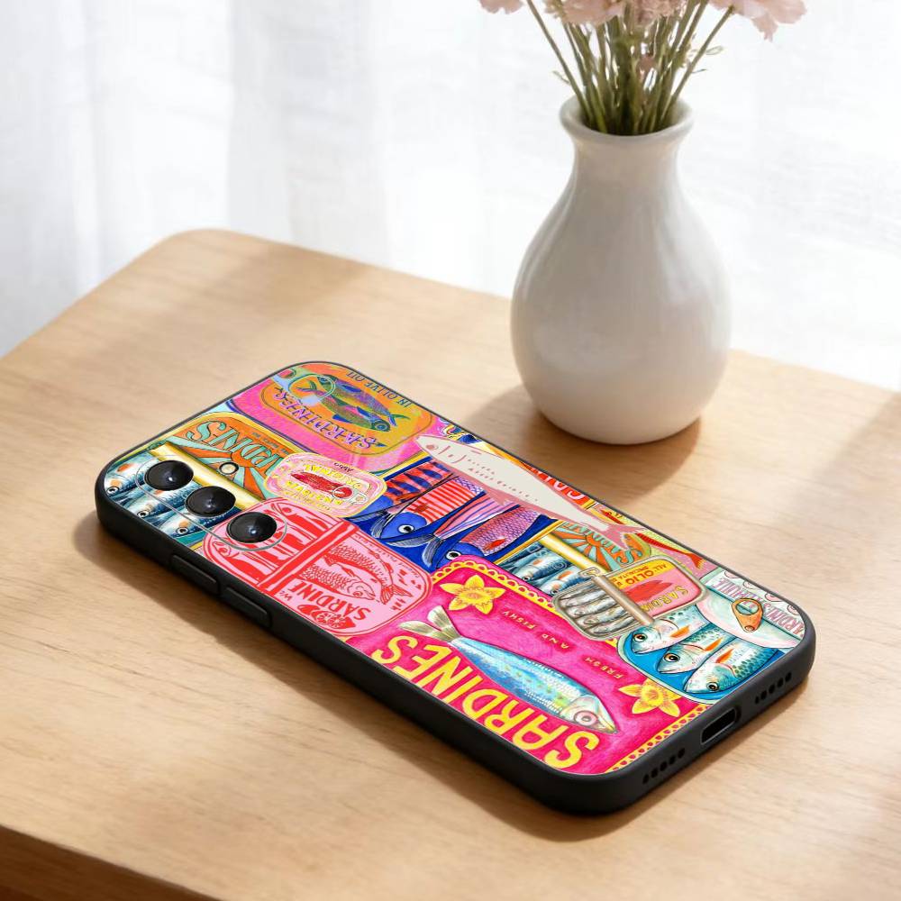 Чехол-коллаж для Samsung Galaxy A73, 21, 22, 32, 71, 53, 52, 51, 80, 5G, мягкий черный