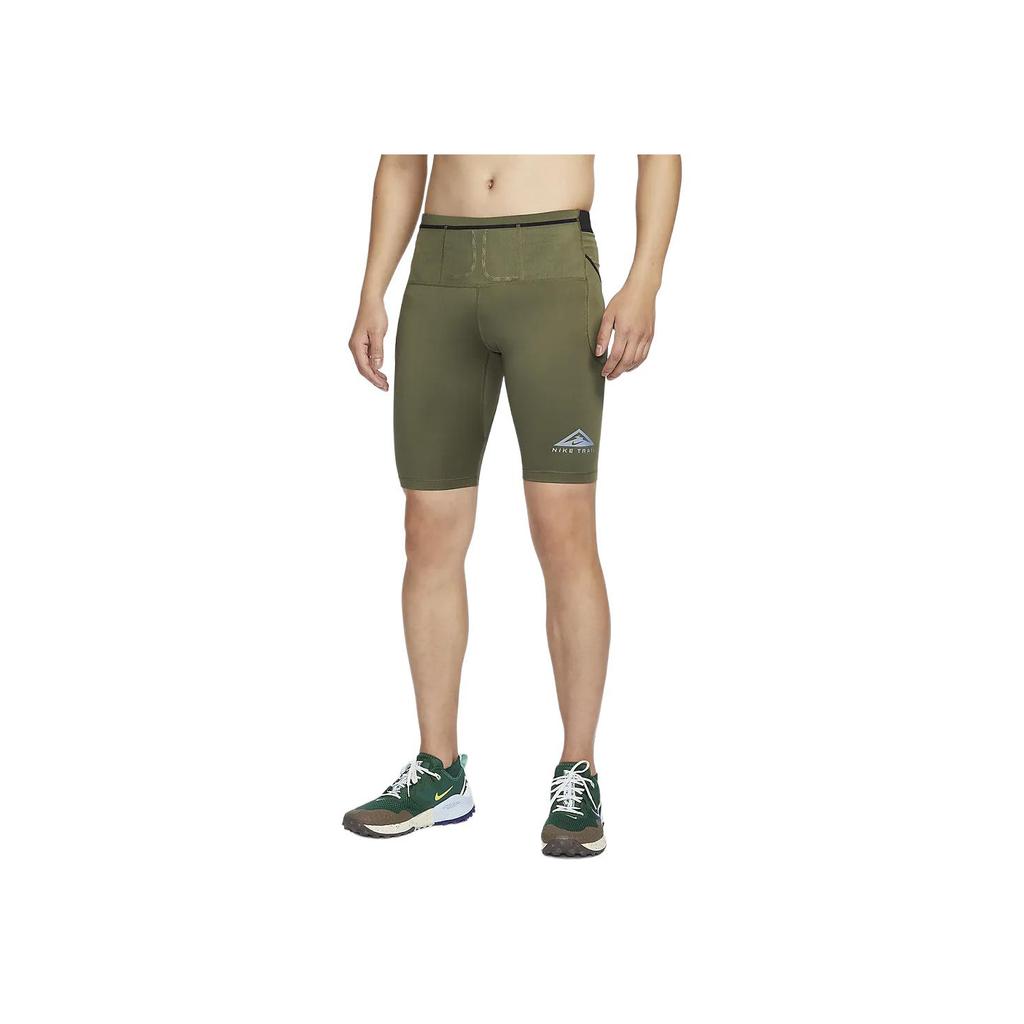 Nike Трейловые Dri-FIT Lava Loops Однотонные Быстросохнущие Беговые Шорты с Подкладкой Повседневные Спортивные Шорты Мужские шорты Средний Оливково-зеленый DV9308222