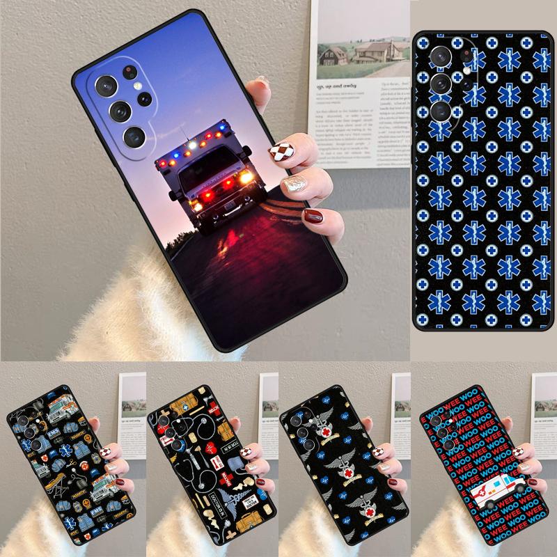 Мягкий чехол для телефона EMT EMS Ambulance для Samsung Galaxy note 10 pro S26 Ultra S23 S24 FE S25 S21 S22 PLUS ударопрочный