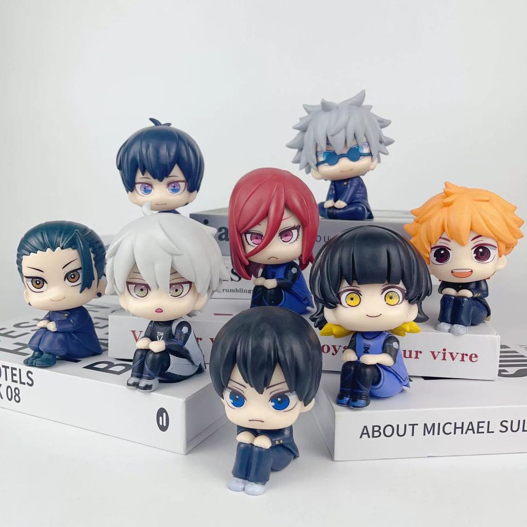 В наличии Фигурка аниме Blue Lock Фигурка персонажа Jujutsu Kaisen Фигурки Haikyuu!! Подарки для моделейИгрушки-куклы Рождественский подарок