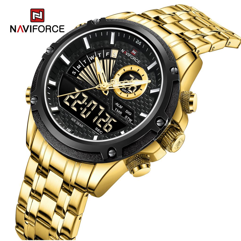 Accept NAVIFORCE 9025 Men Quartz Watches Luxury Brand Wrist Watches Men Sport Watch Relogio Masculino