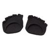 Alphax Foot Support, Sole Protection Pads, Cotton Blend Washable Foot Blister Pads (1 Pair), Black, Made In Japan