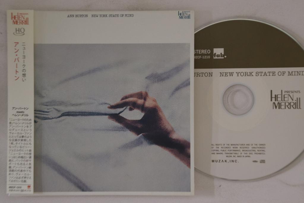 CD ANN BURTON - New York State Of Mind (paper Jacke MZCF1210 FAB 2009 Japan Obi Jazz Used