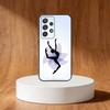 Чехол для телефона GYM Girl Gymnastic для Samsung S25,S24,S21,S22,S23,S30,Ultra,S20,Plus,Fe,Note,10,9,5G Черный