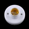 1/5PCS Home DIY White Lamp Accessory Screw Light Round Socket E27 Lamp Base Bulb Holder