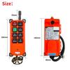 Беспроводной пульт управления краном F21-E1B, 8 кнопок, ручной, для электрического подъемного механизма, беспроводной переключатель, приемник 380В/20В/36В/440В