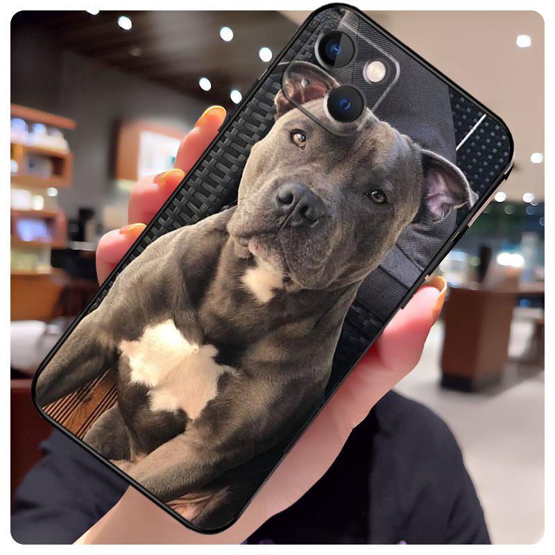 Pit Bull Lovely Dog Pitbull Case For iPhone 14 Pro Max 16 15 11 12 13 17 Pro Max mini 15 16 Plus 16e 17 Air Phone Cover