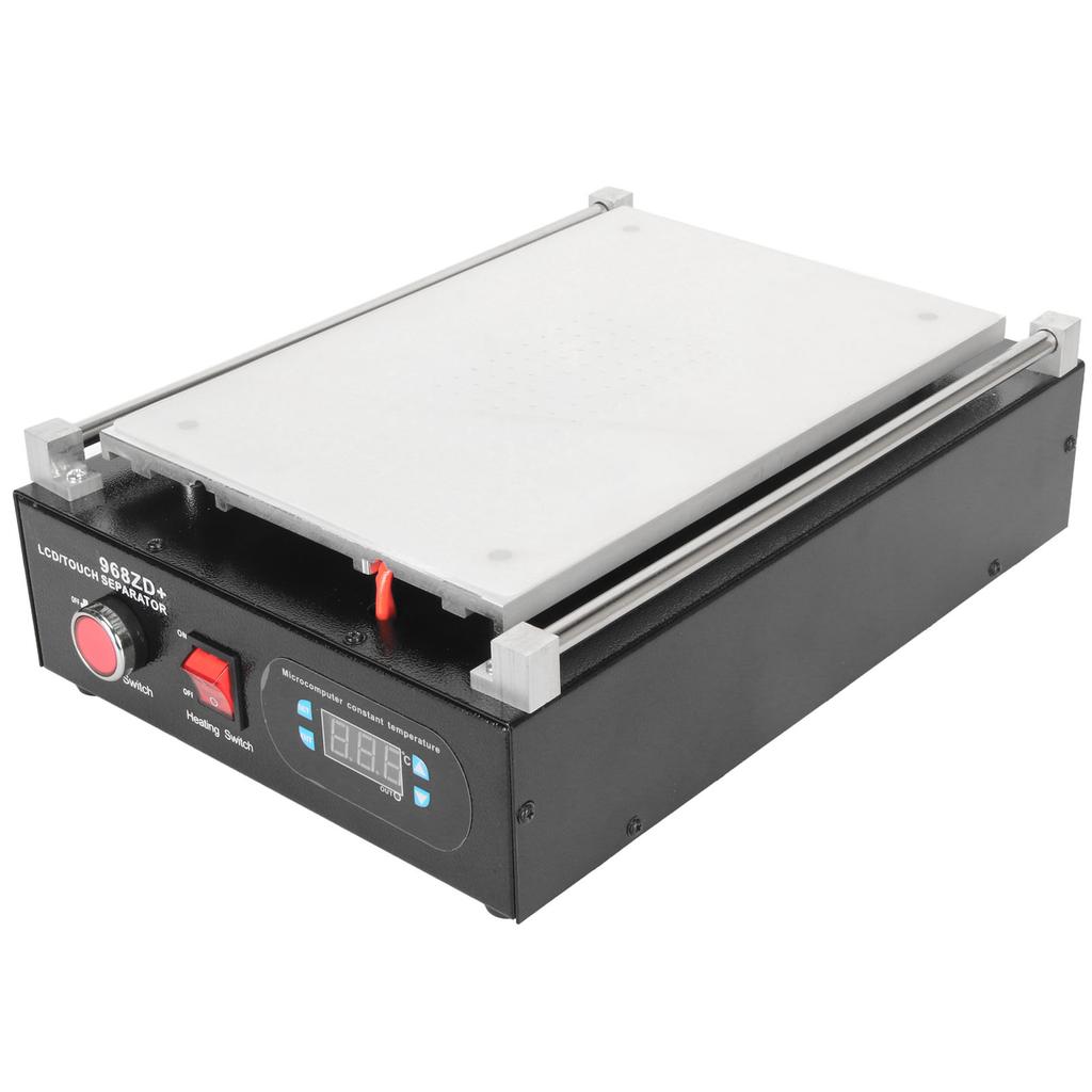 968ZD Screen Separator Machine 14in 800W Heating Plate Aluminium Alloy Built In Vacuum Pump LED