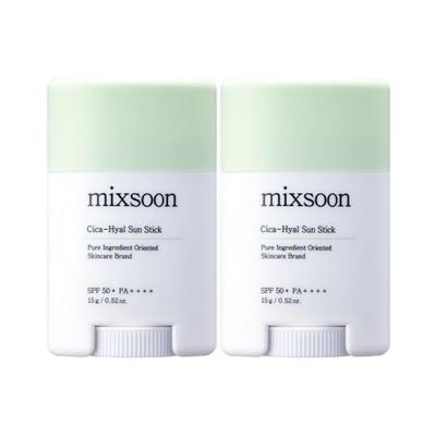 Солнцезащитный стик Cica Hyal SPF 50+ PA++++ Защита от УФ и Увлажняющий Охлаждающий Уход 15г x 2 шт.