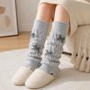 Knitted Style Bow Tie Leg Warmers Pile Stockings Stacked Socks Cute Guards Socks  Ballet Style
