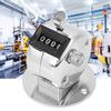 Счетчик BERM Tally Counter 4Digits Silver Al Alloy Handheld Counting Tool с базой