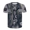 Summer Men's T-shirt 3D Cartoon Print Tees Loose Round Neck Short Sleeve Tops Men Clothing